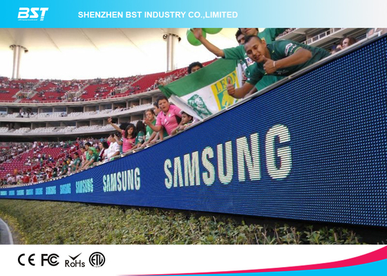 Panneaux de publicité du football de haute performance, affichage mené par publicité de périmètre