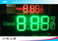 La station service de la basse tension 12v Digital a mené l'affichage de signe des prix, rouge/vert