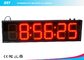 Appui rouge 12/24 commutateurs d'affichage d'horloge mené par Digital de 6 pouces de format d'heure