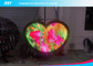 Panneau du câble LED de forme de coeur/écran de visualisation flexible ultra mince 1000nits