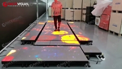 La piste de danse interactive créative LED #leaddancefloor #leaddisplay #interactive