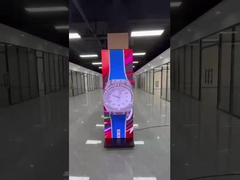 Affiche LED pliable en trois parties