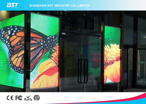 Affichage transparent extérieur en aluminium de la publicité du rideau LED en écran de P25 LED
