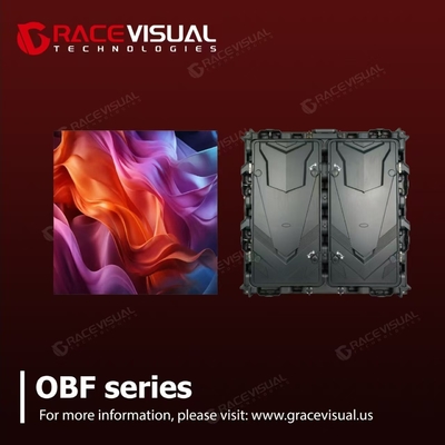 IP65/IP54 Écran LED de panneaux d'affichage extérieurs en aluminium OBF de la série de fonte sous pression pour une performance supérieure