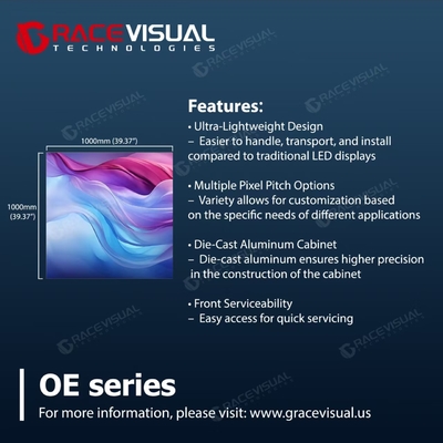 Écran LED publicitaire extérieur série OE – 7680HZ avec couleurs vives, élégant, durable et prêt à être expédié dans le monde entier