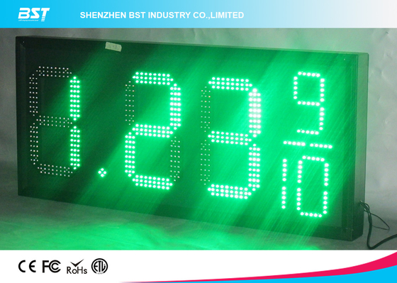 Affichage de l' horloge LED couleur double face pour les sports de plein air, haute précision
