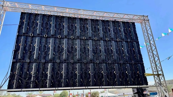 Écran LED de festival de musique P3.9 Affichage de location extérieur avec armoire en aluminium à moulage sous pression