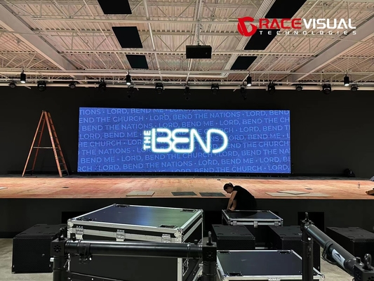 Panneau vidéo LED de la série IRB avec carte de réception A8S Plus et taux de rafraîchissement élevé de 7680 Hz pour location intérieure et scène