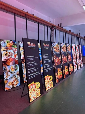 Affichage numérique à LED ultra-mince et haute performance pour une utilisation commerciale polyvalente