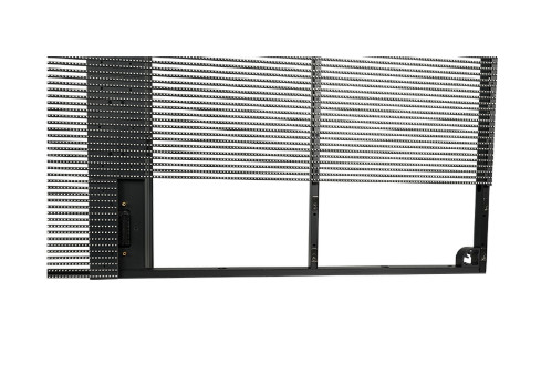 P3.9-7.8 Affichage extérieur LED transparent à haute luminosité 5500 nits et fréquence de rafraîchissement 3840 Hz