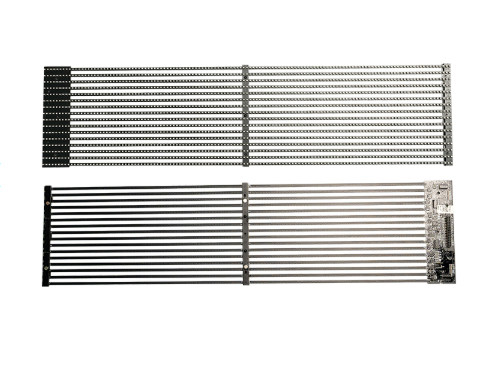 P3.9-7.8 Affichage extérieur LED transparent à haute luminosité 5500 nits et fréquence de rafraîchissement 3840 Hz