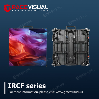 Série IRCF Panneau LED flexible intérieur P2.6/P2.9/P3.9 500MM*500MM, A8s Reçoivent des cartes,7680HZ Taux de rafraîchissement élevé