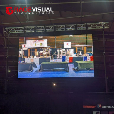 3.91mm Display physique ORC Rental LED avec un taux de rafraîchissement élevé de 7680hz et une carte de réception A5s 500X1000mm
