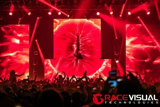 3.91mm Display physique ORC Rental LED avec un taux de rafraîchissement élevé de 7680hz et une carte de réception A5s 500X1000mm