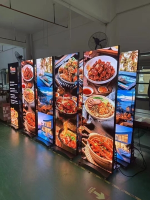 Affiche à LED ultra-mince 960×1920mm Options d'installation accrochées, montées sur le mur et en épissure