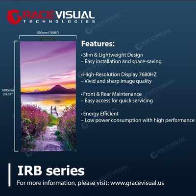 Muro vidéo LED professionnel de location avec service de première ligne - Série IRB pour scènes, concerts et événements 500*500MM & 50*100MM
