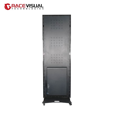 3840hz Taux de rafraîchissement élevé Poids lumineux intérieur Affichage LED en couleur 48kg/pièce Avec roues Totem