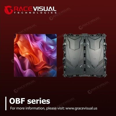 Affichage à LED fixe à service complet à l'extérieur Série OBF avec résolution HD IP65/IP54 Aluminium moulé sous pression
