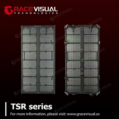Panneaux LED transparents avec un taux de rafraîchissement et un contraste élevés de 7680 Hz 6000 1 Panneau Poids 9 kg