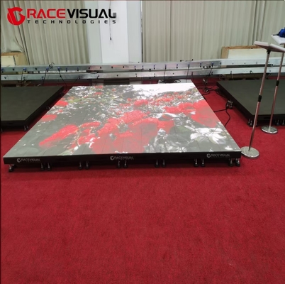 Ratio de contraste élevé série DF LED plancher de danse en acier froid/aluminium/panneau en aluminium moulé sous pression