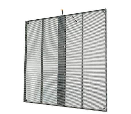 Écran LED transparent de la série TSF P3.9-7.8mm   1000x1000mm, taux de rafraîchissement élevé 3840Hz, installation fixe personnalisable à l'intérieur, cadre en aluminium
