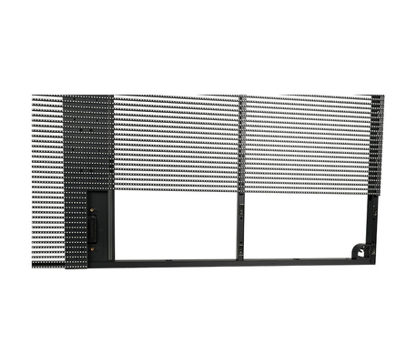 Écran LED transparent de la série TSF P3.9-7.8mm   1000x1000mm, taux de rafraîchissement élevé 3840Hz, installation fixe personnalisable à l'intérieur, cadre en aluminium