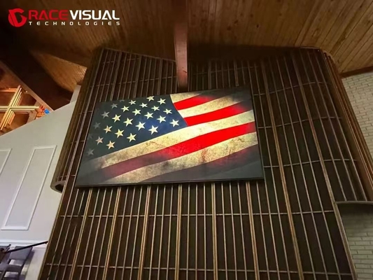 Écran d'affichage LED intérieur de 7680 Hz P2.5 Installation fixe ♪ Panneau LED mural 640×480 mm