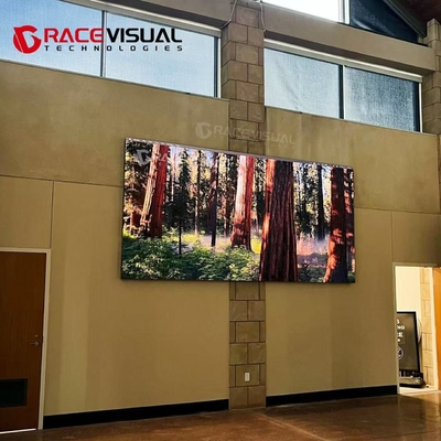 Écran d'affichage LED intérieur de 7680 Hz P2.5 Installation fixe ♪ Panneau LED mural 640×480 mm