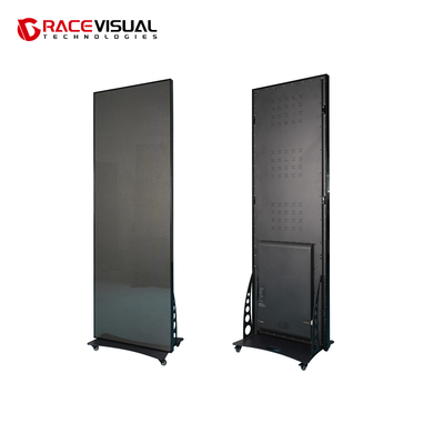 Série IP P2.5 Affichage d'affichage LED intérieur 640×1920 mm Une solution d'affichage polyvalente avec une échelle gris 16 bits et une base de roue mobile