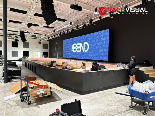 Panneau de 500x500 mm, paroi vidéo LED certifiée CCC/CE 28W 160° Angle de vision Configurations personnalisées Système de verrouillage automatique