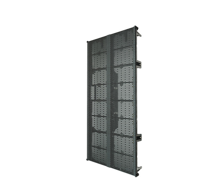 Série TSR ¥ P3.9 ¥ 7.8 Affichage LED transparent avec rafraîchissement à 7680 Hz, luminosité à 5000 nits, idéal pour la location et les visuels interactifs