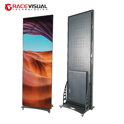 Tout neuf affiche numérique à LED affiche vidéo à LED affiche Iposter miroir à LED écran P2.5 affiche stand à LED