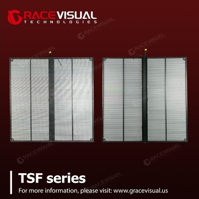 Panneau LED transparent de la série TSF avec une transparence élevée et une conception de panneau ultrafin