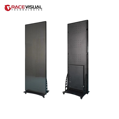 Affichage numérique P2.5 mm Totem Écran intérieur 640 x 1920 mm Affiche interactive 3840 Hz Taux de rafraîchissement élevé Stand tournant contrôlé par WiFi pour les événements