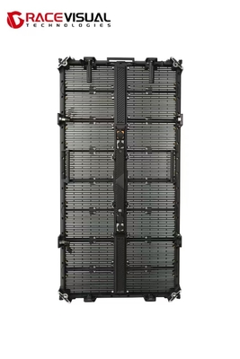 Écran LED transparent extérieur P3.9-7.8 étanche à l'eau et à haute luminosité Pour scène, concert, spectacle en direct Location de mur vidéo