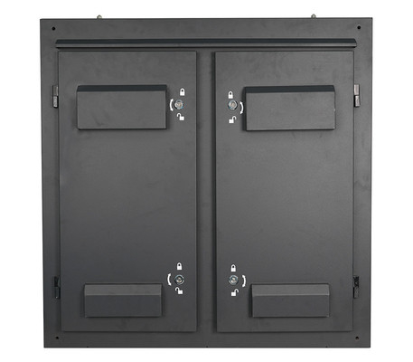 Série OC – Écran LED en armoire en acier froid 960 × 960 mm pour périmètre de stade et installation fixe extérieure, 3840 Hz, 6500 nits