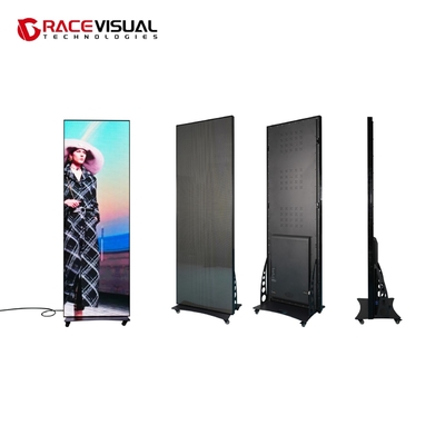 Affichage d'affiches LED intérieures de la série IP Solutions autonomes ou liées flexibles, hauteur de pixel P2.5mm, télécommande, conception ultra-mince, notation IP40/IP21