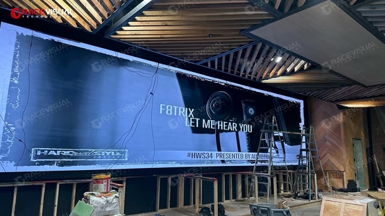 Superbe affichage LED fixe à l'intérieur BUD Pro P1.86mm avec un taux de rafraîchissement élevé de 7680 Hz avec GOB
