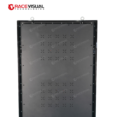 Écran d'affichage à LED Iposter Légère 35 kg, 1,2 × 2,5 mm de hauteur des pixels, contrôle mobile et cloud, conception mince, options de montage multiples avec roues, base et anneau suspendu