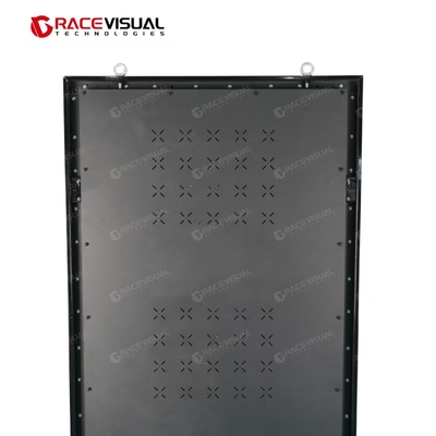 Série IP. Une affiche LED P2.5 élégante 640×1920 mm avec une gamme de gris 16 bits et une base de roue mobile pour des annonces intérieures flexibles