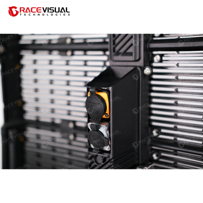 P3.9-7.8mm Écran LED extérieur ultra-mince et transparent conçu pour un poids minimal et une clarté maximale, offrant des visuels époustouflants