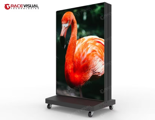 Écran d'affichage numérique à LED pliable à l'intérieur