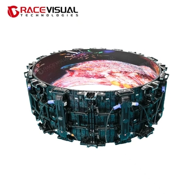 Solution d'affichage LED incurvé avancé – Panneau en aluminium moulé sous pression, échelle de gris 16 bits et visibilité grand angle