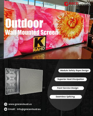 Série OE 5000nits Affichage extérieur LED IP65 Service avant 23,5kg