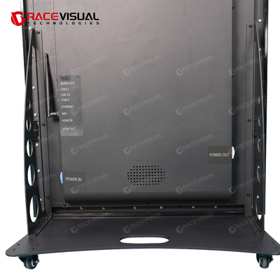 Écran d'affichage LED intérieur série IP, pas de pixel de 2,5 mm avec verre acrylique