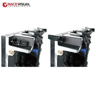 Affichage LED intérieur courbé flexible de la série IRDF avec une conception modulaire magnétique à hauteur de pixel de 2,9 mm et un taux de rafraîchissement de 7680 Hz